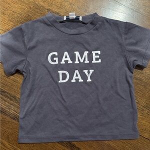 Charcoal 'Game Day' Kids T-Shirt